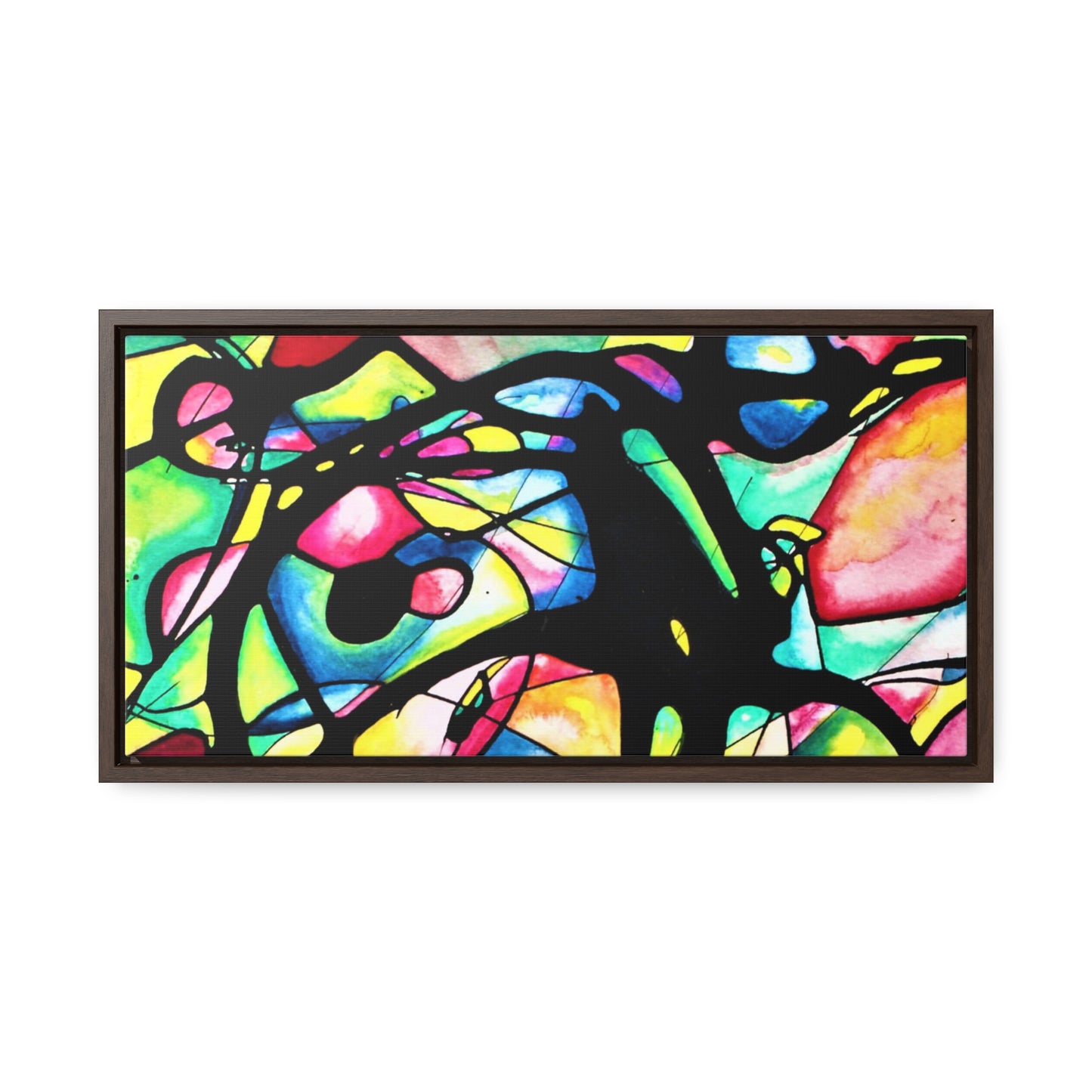 Peacock Gallery Canvas Wraps, Horizontal Frame