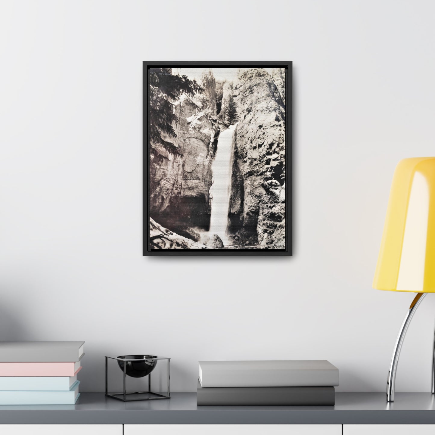 Tower Falls Yellowstone Gallery Canvas Wraps, Vertical Frame