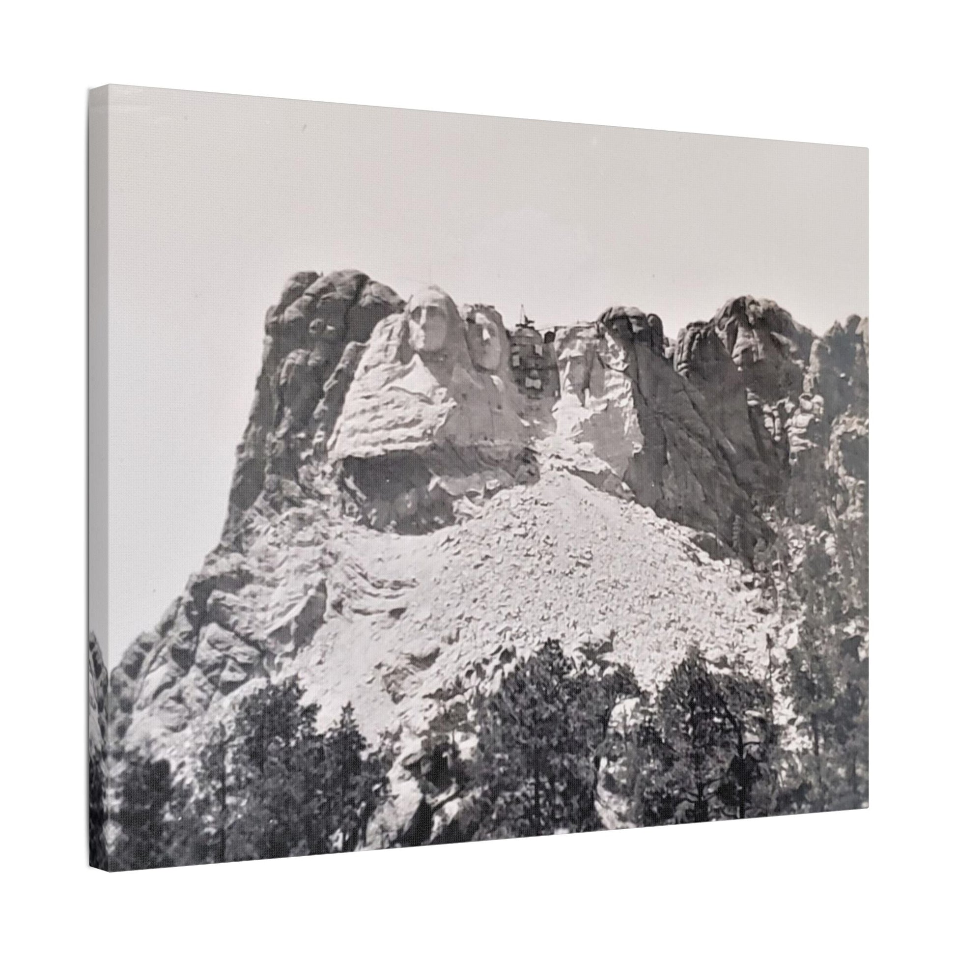 Black Hills Mount Rushmore Satin Canvas Stretched