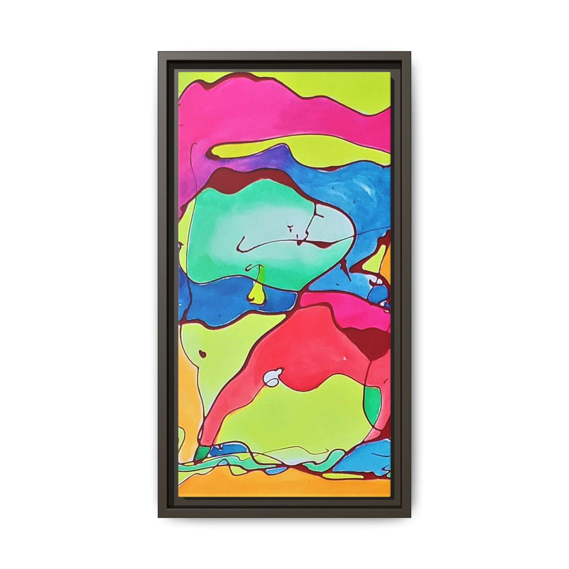 Kool Kid Matte Canvas Framed - Kia Day Design