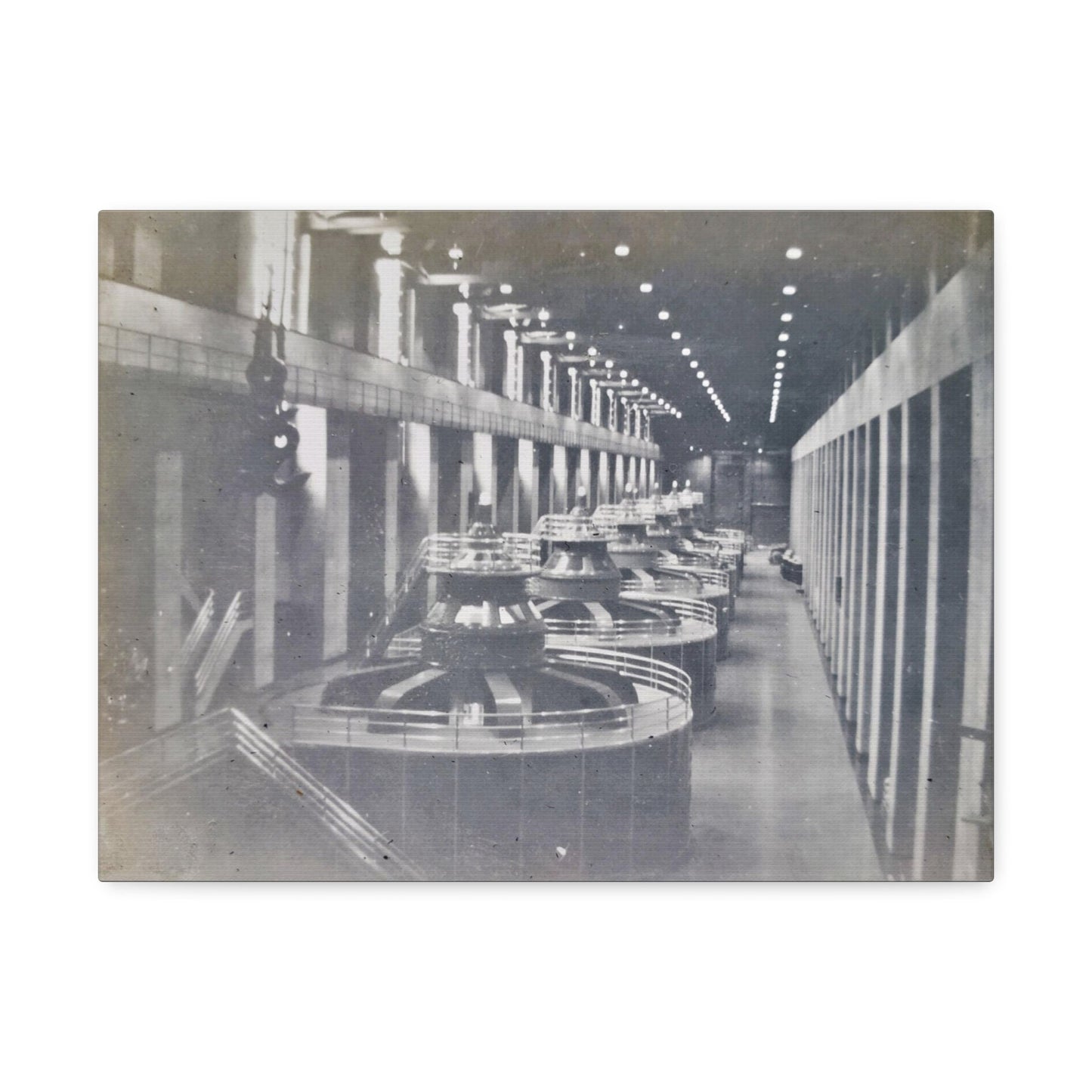 Boulder Dam Powerhouse Stretched Canvas