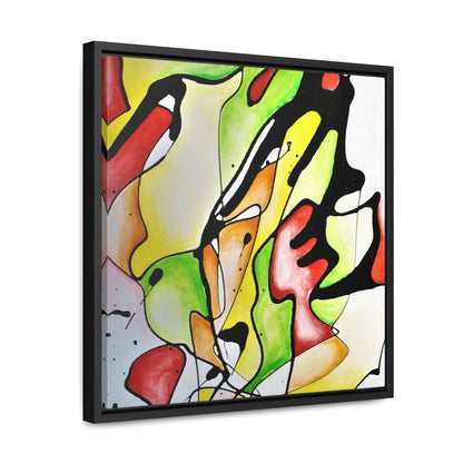 Red Mushroom Gallery Canvas Wraps, Square Frame