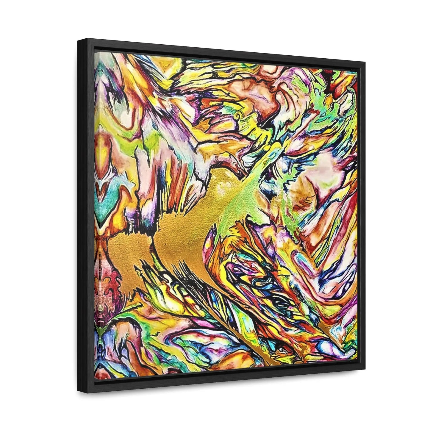 Phoenix Rising Gallery Canvas Wraps, Square Frame