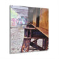 Urban Rust Photography Acrylic Print — Graffiti Underpass Wall Art French Cleat Hanging - 12″ x 12″ 0.25'' - Home Decor