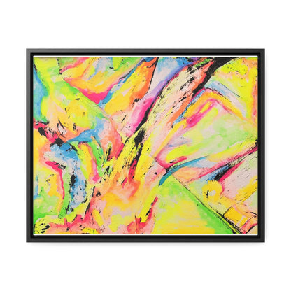 Neon Fire Gallery Canvas Wraps, Horizontal Frame 20″ x 16″ Premium Gallery Wraps (1.25″)