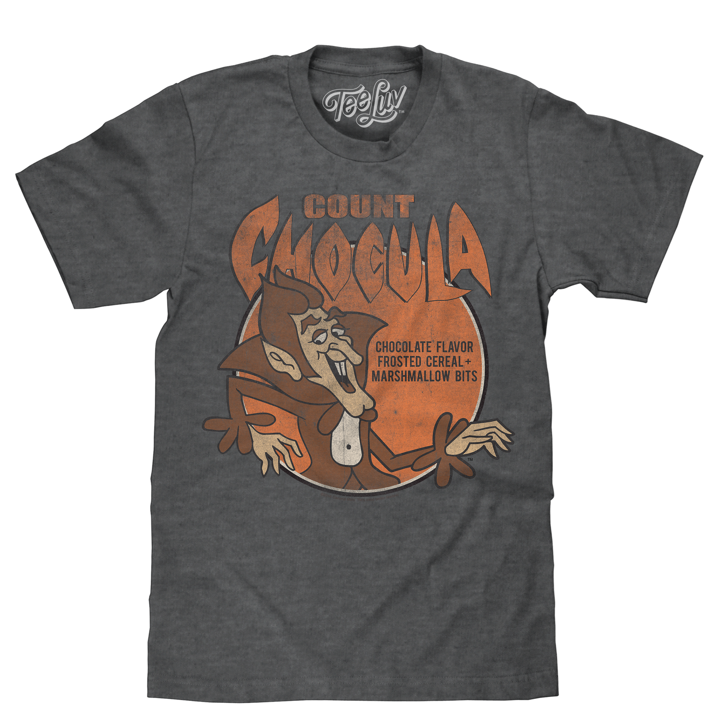 Count Chocula T-Shirt - Gray- Tee Luv- {{Product type}}