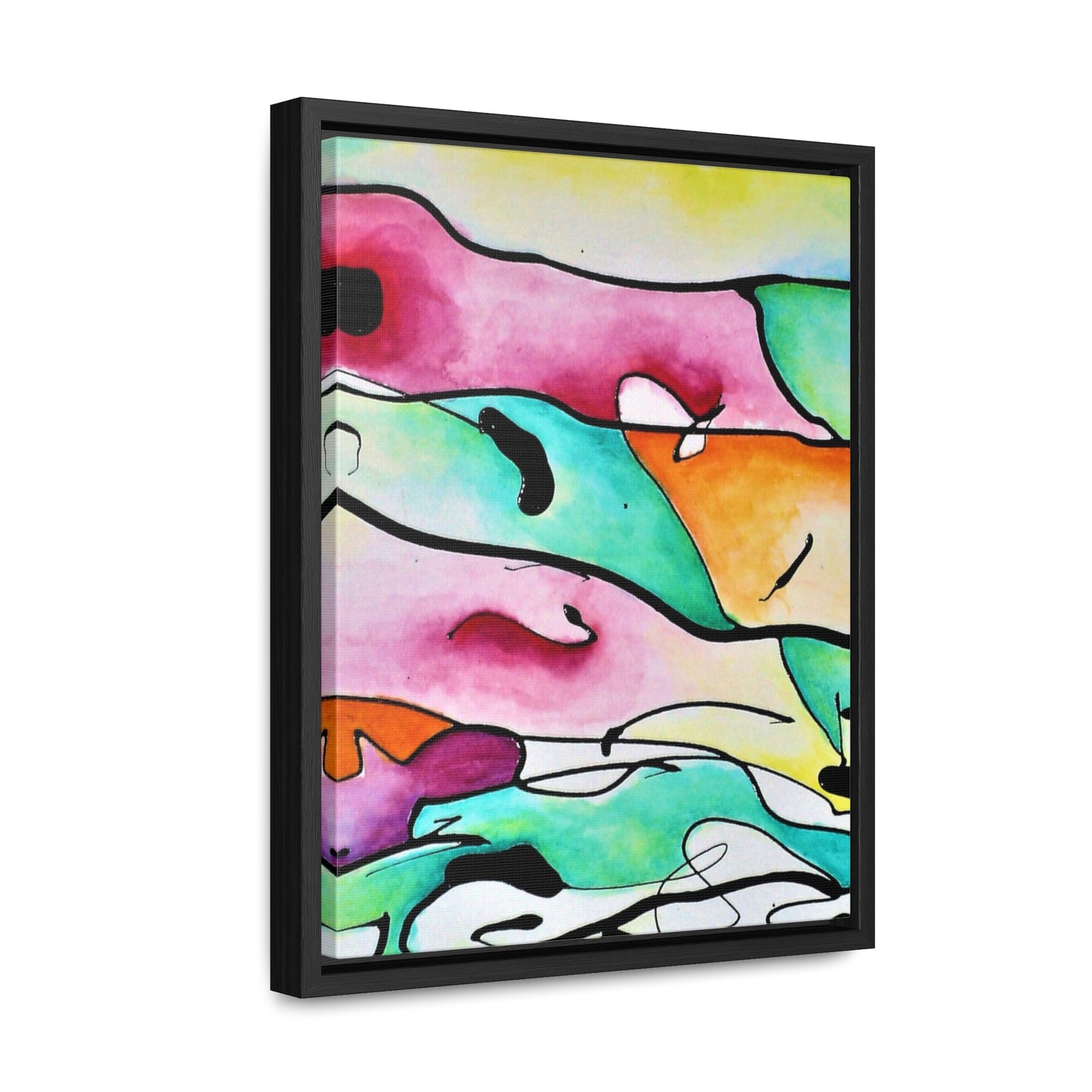 Shredded Paper Gallery Canvas Wraps, Vertical Frame