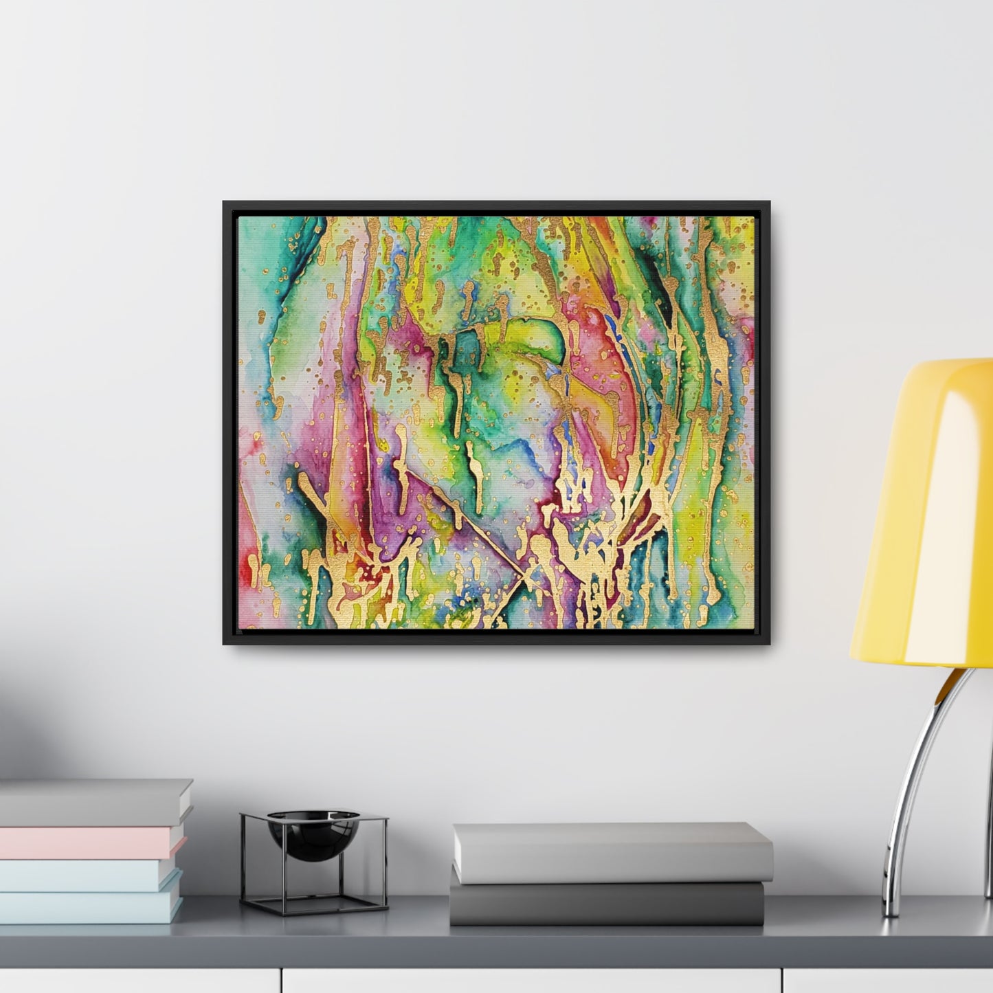 Acid Face Gallery Canvas Wraps, Horizontal Frame