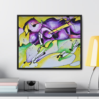 Purple Mountains Gallery Canvas Wraps, Horizontal Frame 24″ x 20″ Black 1.25"