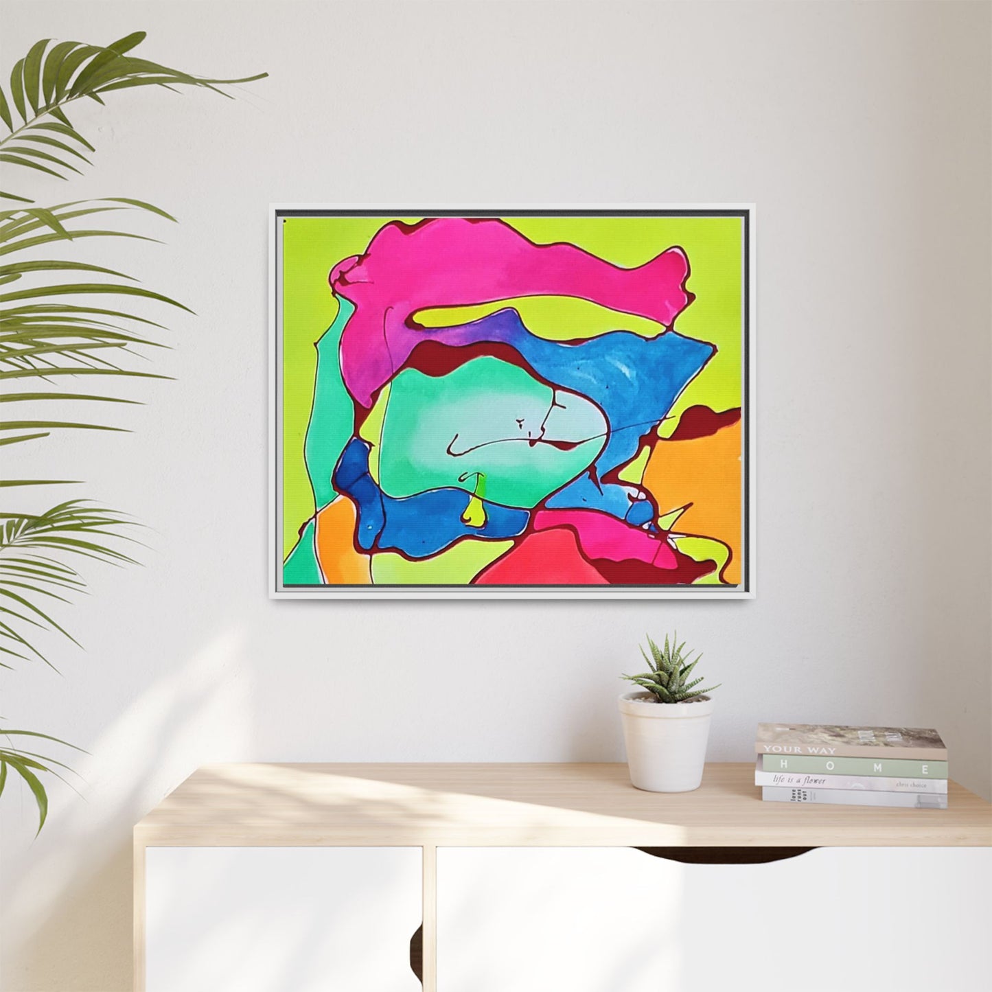 Kool Kid Matte Canvas Framed - Kia Day Design