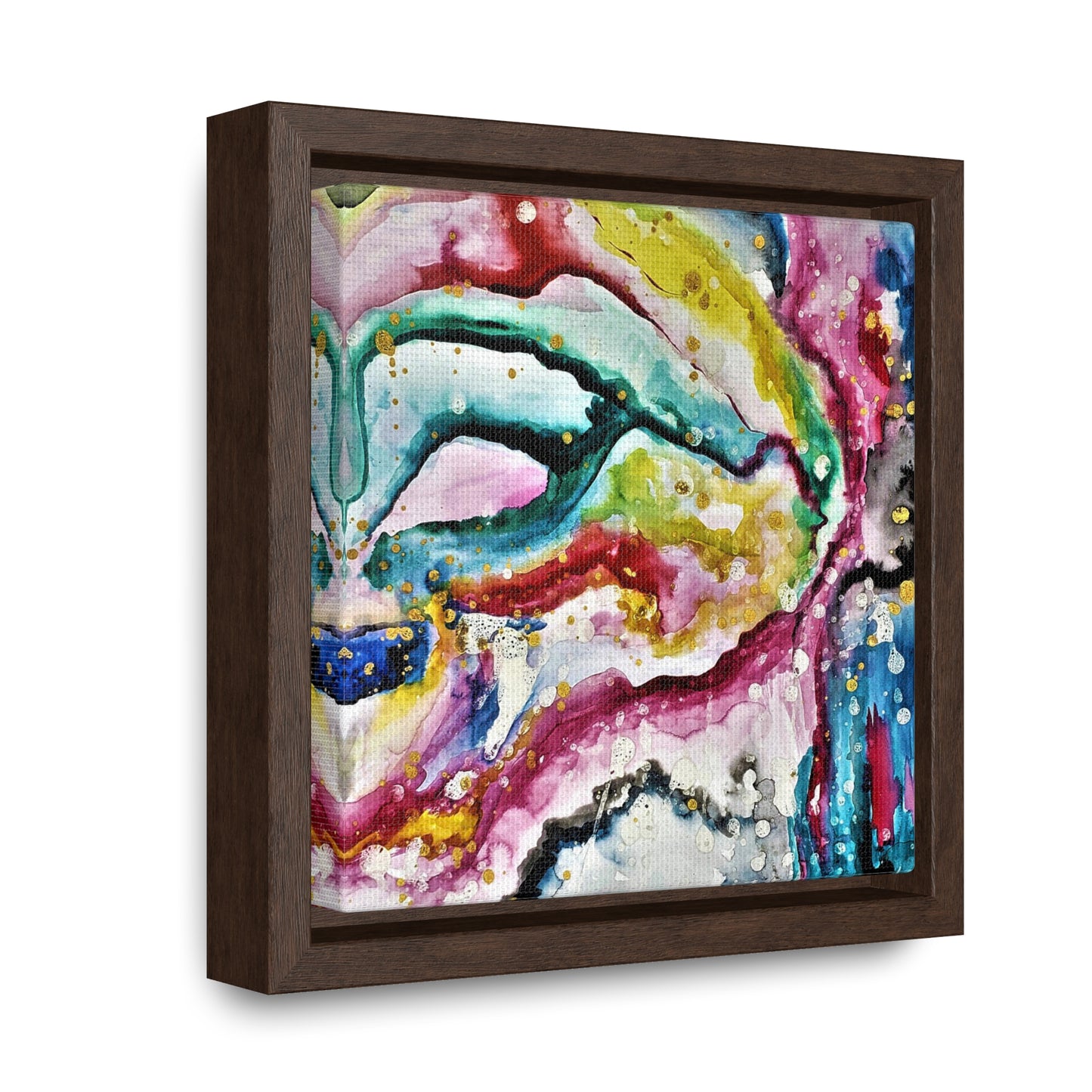 Cosmic Face Gallery Canvas Wraps, Square Frame