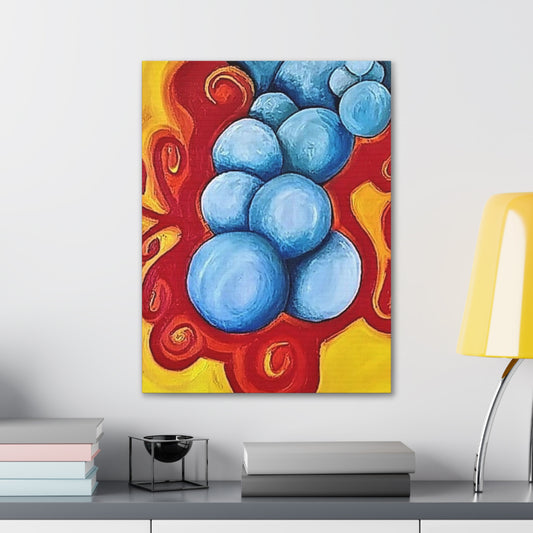 Blue Balls Canvas Gallery Wraps