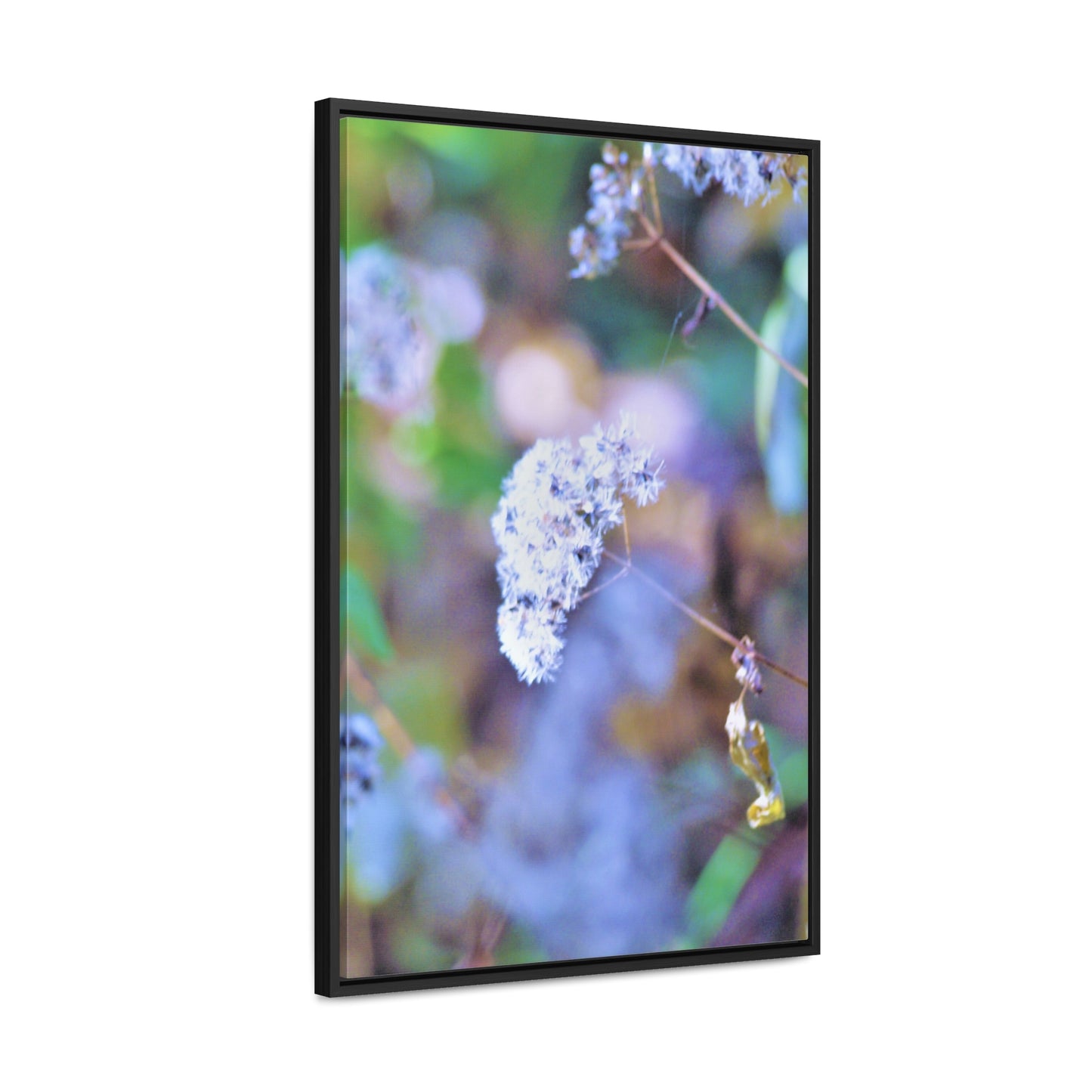 Macro Blue Gallery Canvas Wraps, Vertical Frame