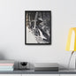 Narada Falls Yellowstone Gallery Canvas Wraps Vertical Frame 12″ x 16″ Premium Gallery Wraps (1.25″) Black
