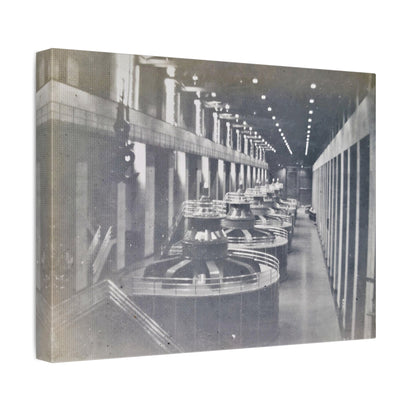 Boulder Dam Powerhouse Stretched Canvas