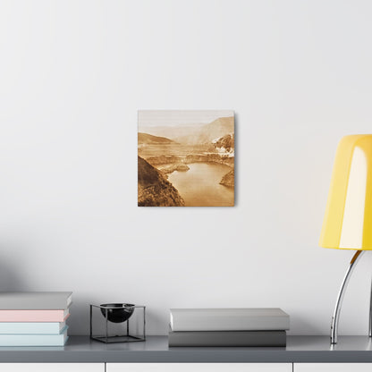 San Gabriel Dirt Fill Dam #1 Canvas Gallery Wraps Printify