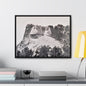 Black Hills Mount Rushmore Gallery Canvas Wraps Horizontal Frame 24″ x 18″ Black 1.25"