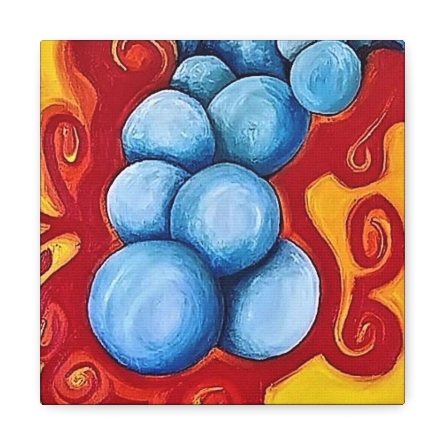 Blue Balls Canvas Gallery Wraps