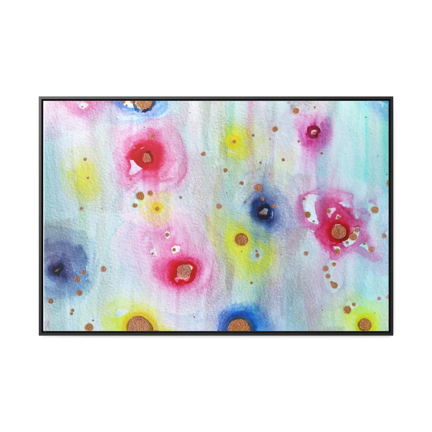 Raining Blooms Gallery Canvas Wraps, Horizontal Frame 48″ x 32″ Premium Gallery Wraps (1.25″)