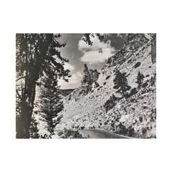 Eagles Nest Rock Yellowstone Satin Canvas Stretched
