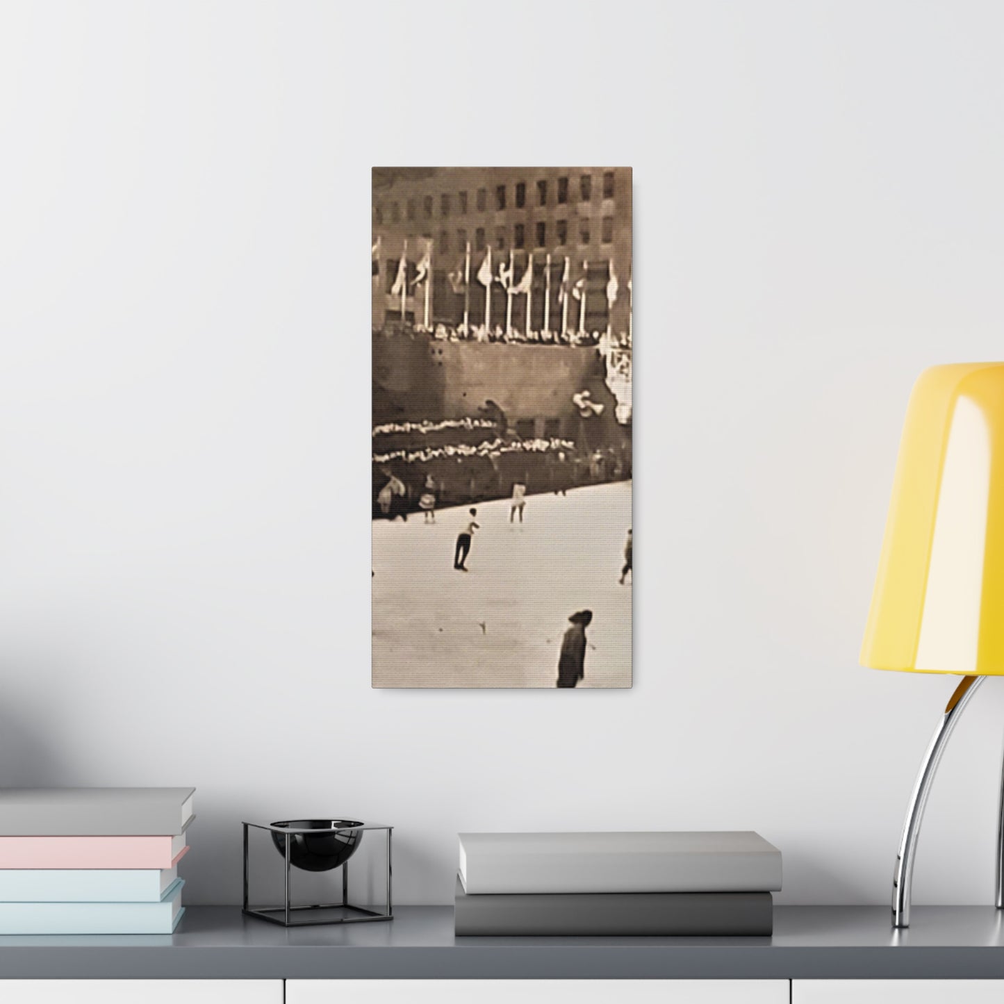 Rockefeller Plaza Easter 1945 Canvas Gallery Wraps