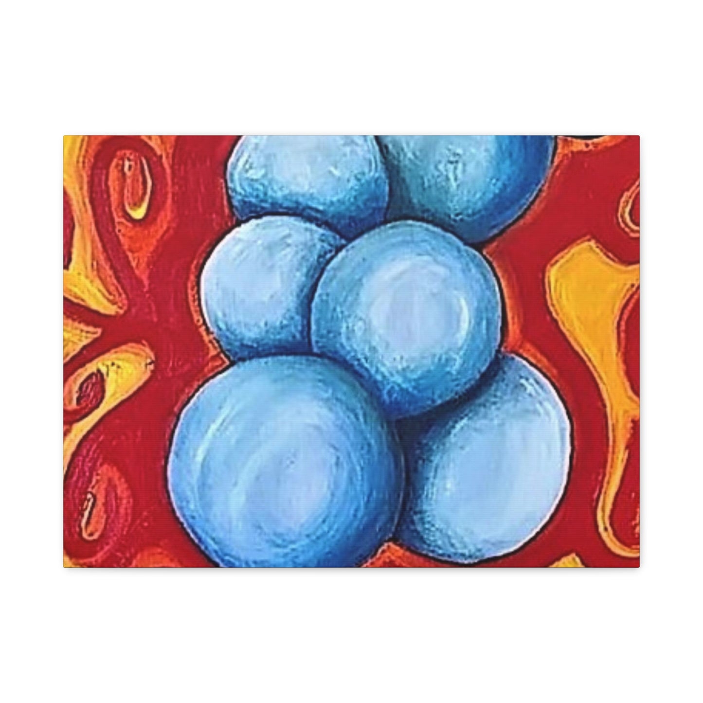 Blue Balls Canvas Gallery Wraps