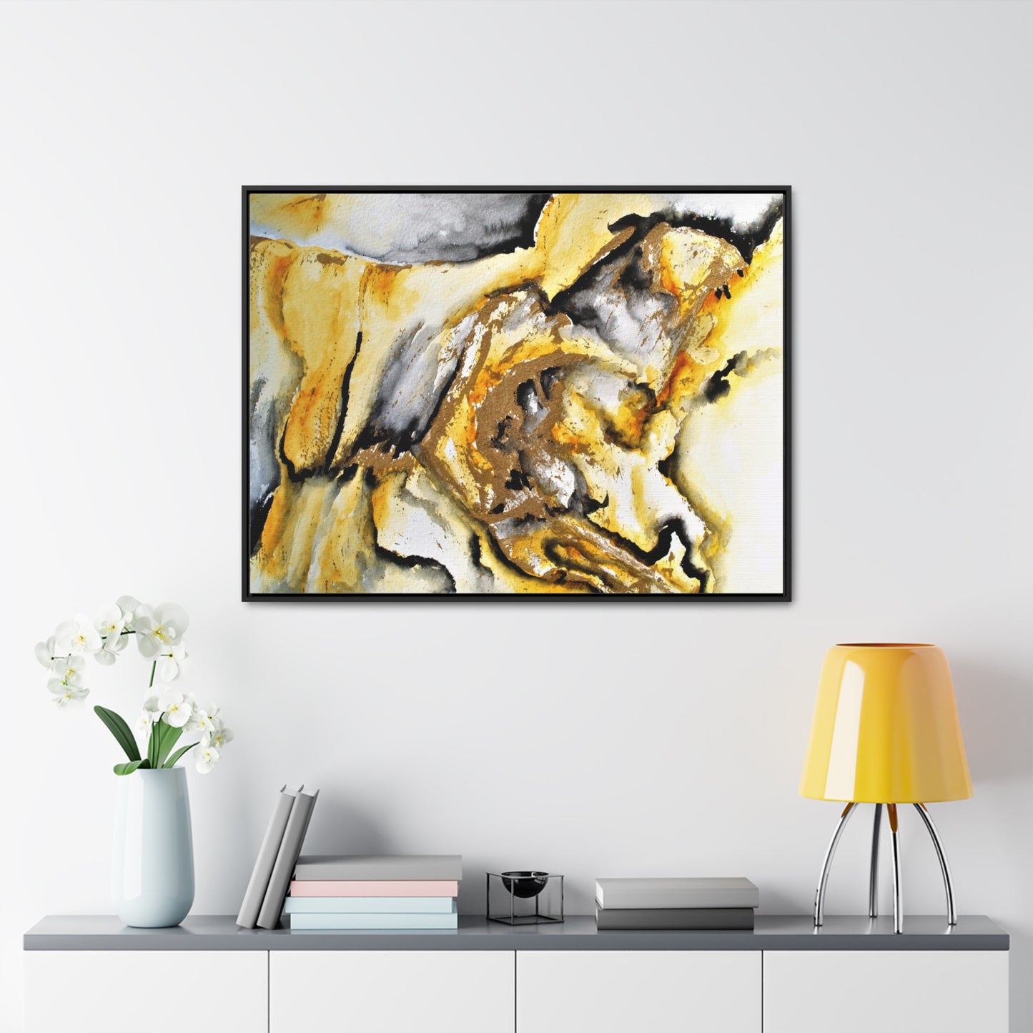 Tiger Stripe Gallery Canvas Wraps, Horizontal Frame