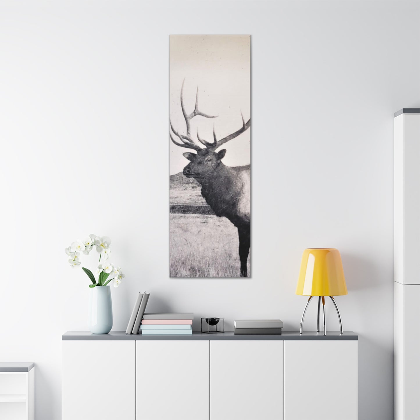 Yellowstone Bull Elk Canvas Gallery Wraps