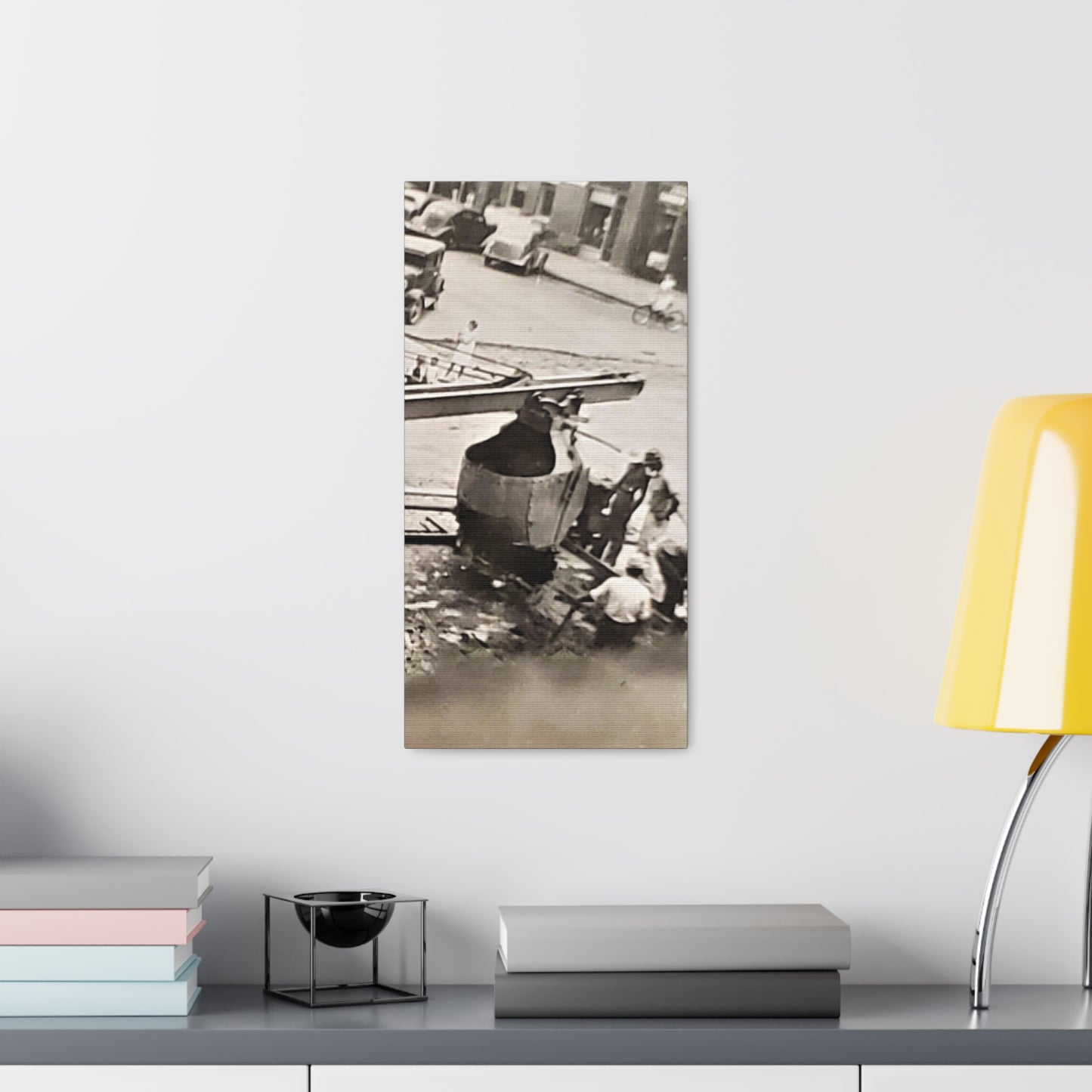 Concrete Worker Canvas Gallery Wraps