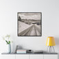 Western Road Gallery Canvas Wraps Square Frame 30″ x 30″ 1.25" Black
