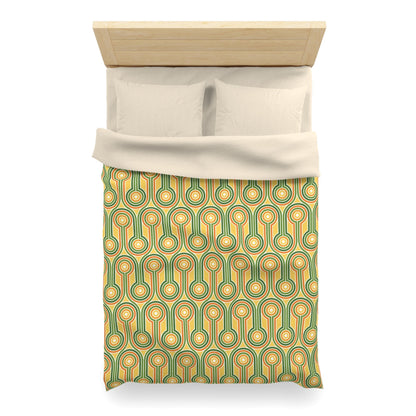 Retro Pattern Microfiber Duvet Cover - Kia Day Design