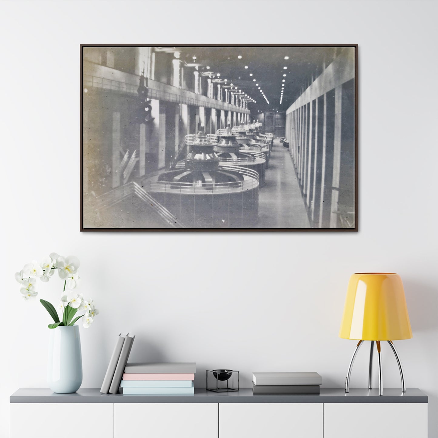 Boulder Dam Powerhouse Gallery Canvas Wraps, Horizontal Frame