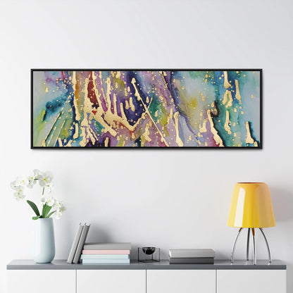 Purple Rain Gallery Canvas Wraps, Horizontal Frame