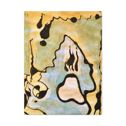 Screaming Ghost Stretched Canvas 1.5" 18″ x 24″