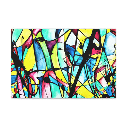 Alien Lady Canvas Gallery Wraps 30" x 20" 1.25"