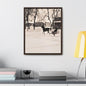 Carriage Ride Gallery Canvas Wraps Vertical Frame 16″ x 20″ Premium Gallery Wraps (1.25″) Walnut