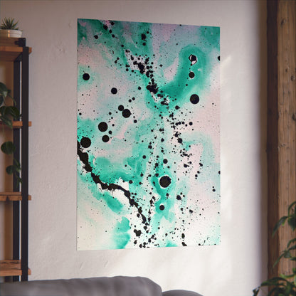 Teal Burst Fine Art Posters