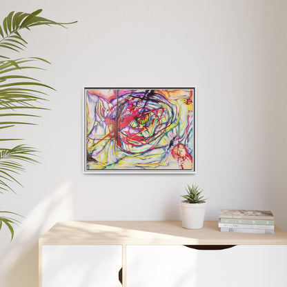 The Eye Framed Art Print - Kia Day Design