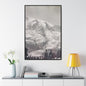 Mount Rainier Gallery Canvas Wraps Vertical Frame 32″ x 48″ Premium Gallery Wraps (1.25″) Black