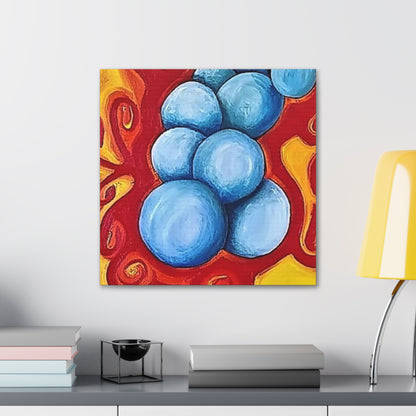 Blue Balls Canvas Gallery Wraps