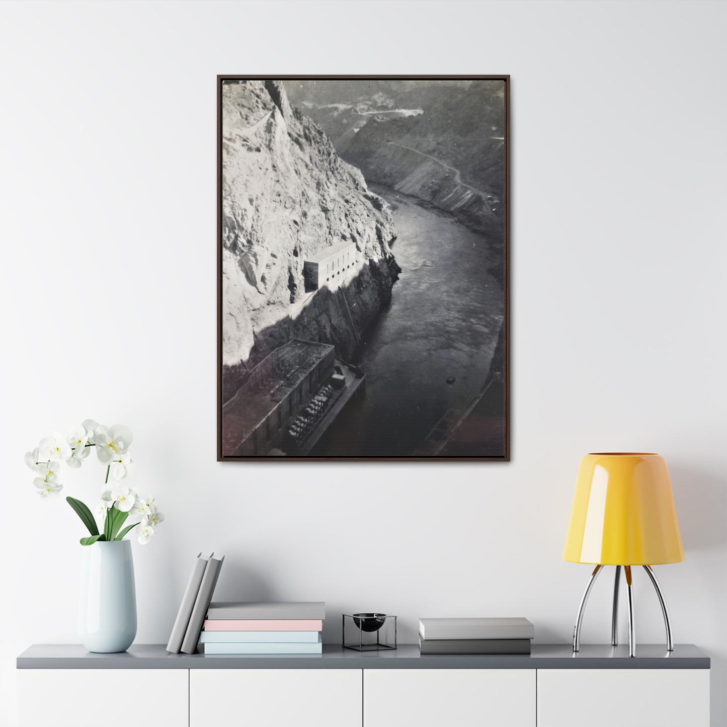 Boulder Dam Gallery Canvas Wraps, Vertical Frame