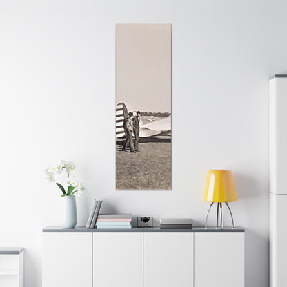 Army Pursuit Plane Ames Airport 1939 Canvas Gallery Wraps 20″ x 60″ 1.25"