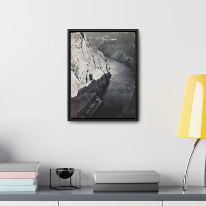 Boulder Dam Gallery Canvas Wraps Vertical Frame 12″ x 16″ 1.25" Black