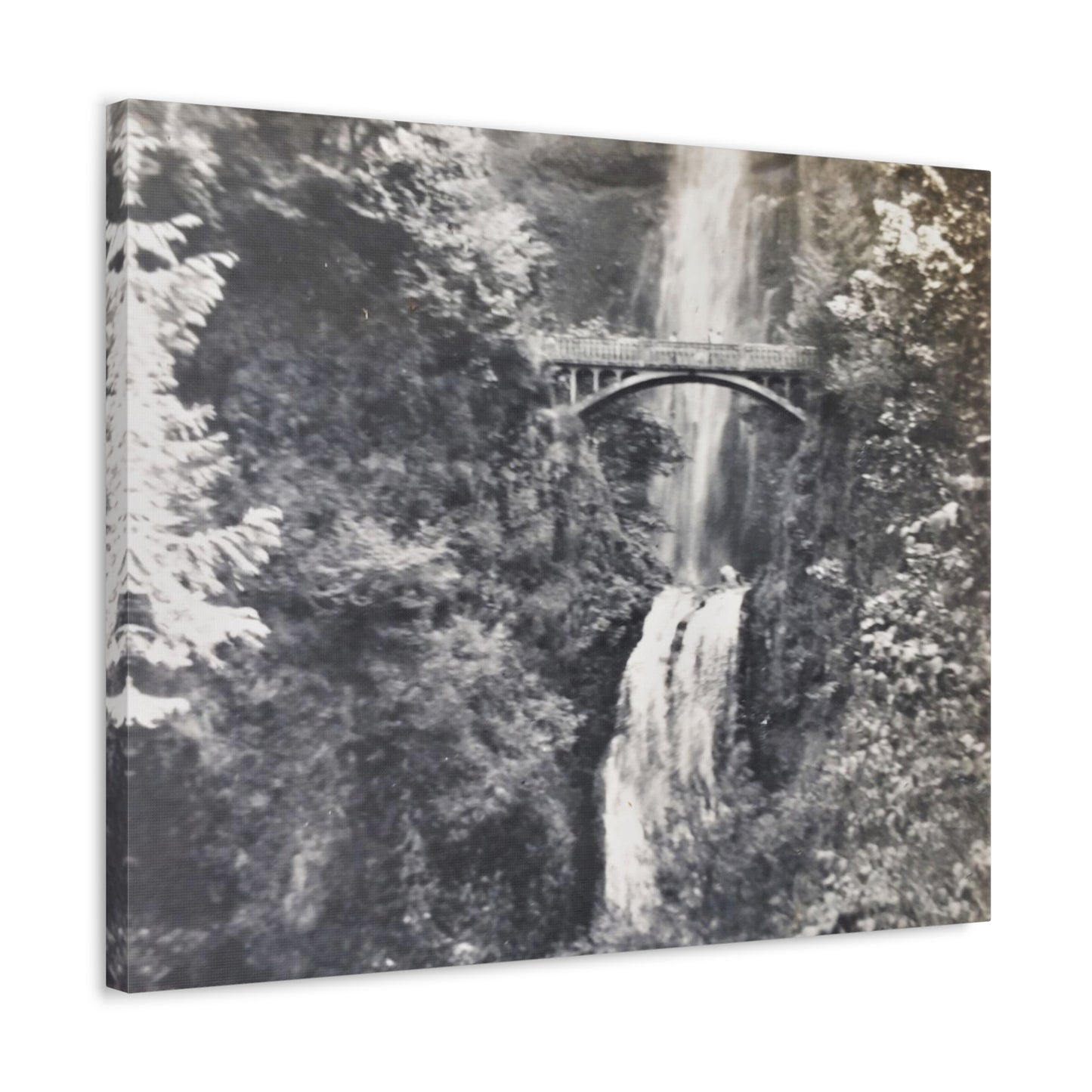 Multnomah Falls Oregon Stretched Canvas