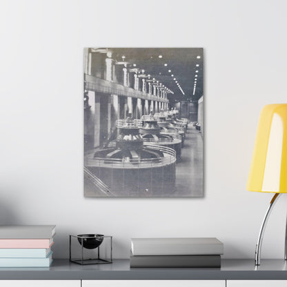 Boulder Dam Powerhouse Canvas Gallery Wraps 16″ x 20″ 1.25"