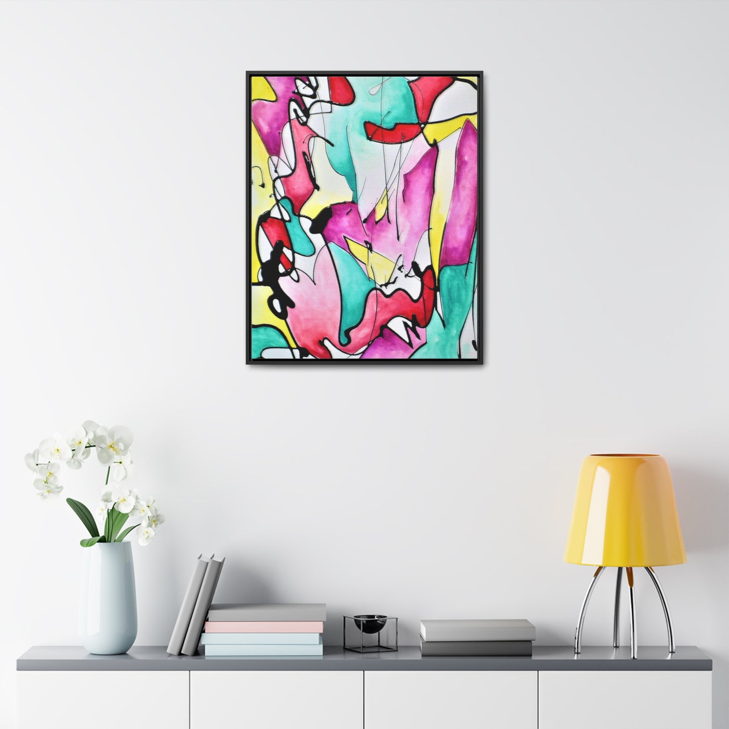 Glass Gallery Canvas Wraps, Vertical Frame