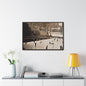 Rockefeller Plaza Easter 1945 Gallery Canvas Wraps Horizontal Frame 36″ x 24″ Walnut 1.25"