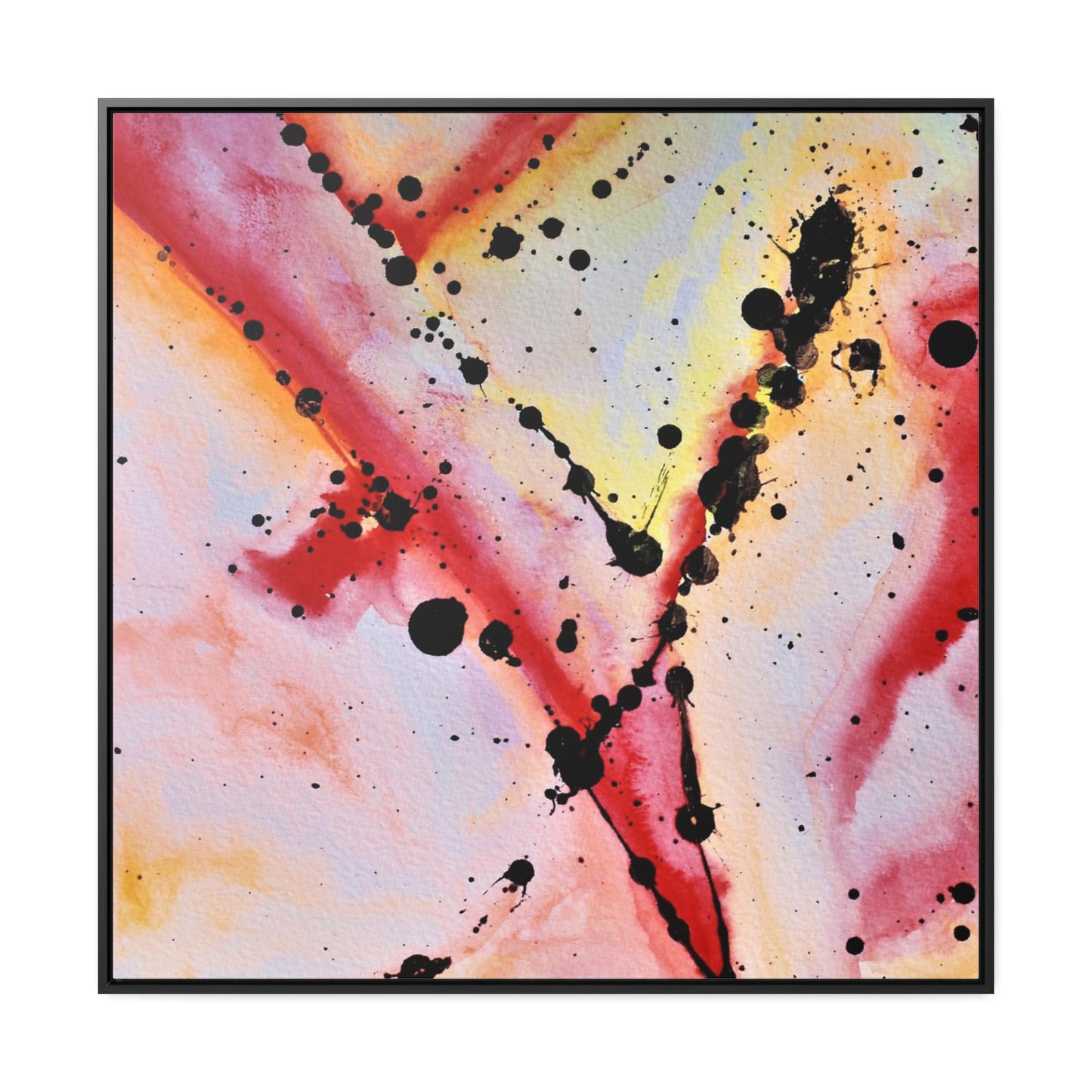 Red Hot Love Gallery Canvas Wraps, Square Frame