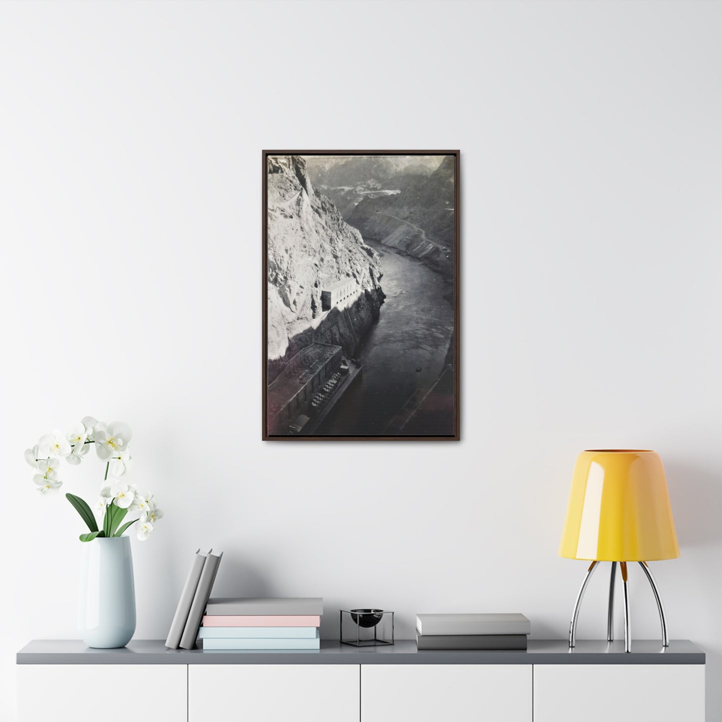 Boulder Dam Gallery Canvas Wraps, Vertical Frame