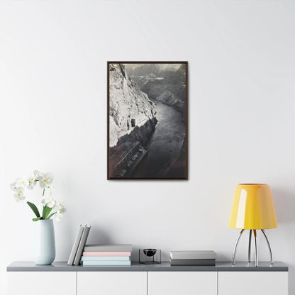 Boulder Dam Gallery Canvas Wraps Vertical Frame 20″ x 30″ 1.25" Walnut